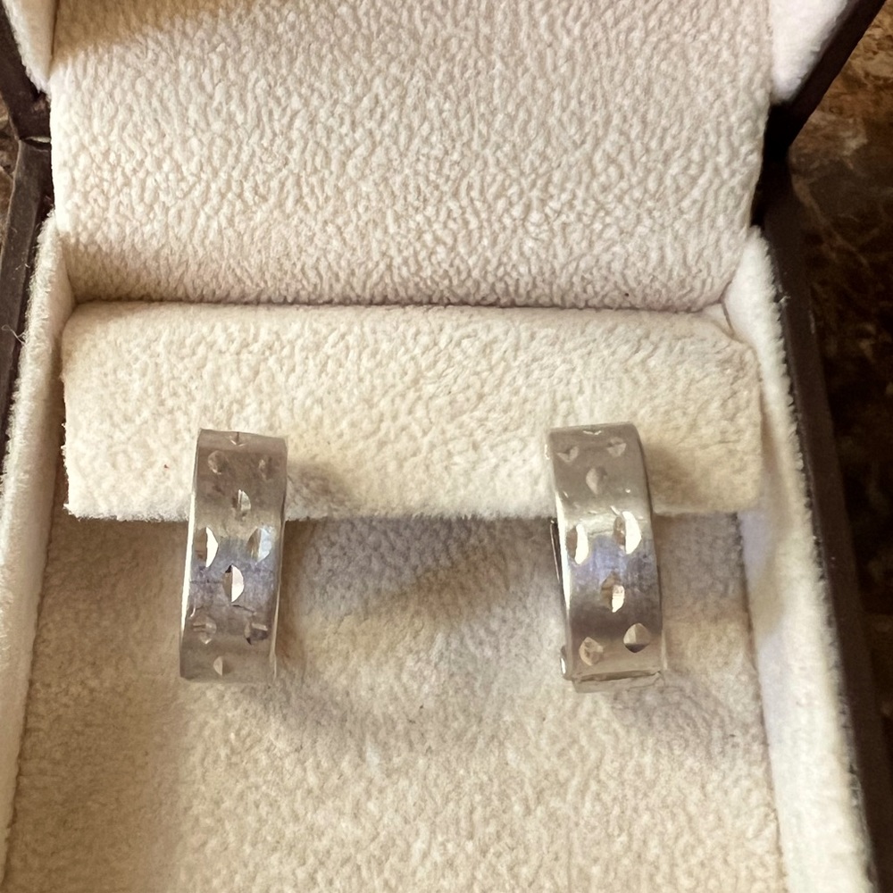 Silver Hoop Earrings